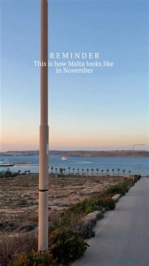 Malta in November Means 🌞🌿🥾 Time to wander through historical cities filled with stories of the past. Long hikes along Malta’s stunning coastlines. Enjoy the golden hour by the sea. 🌅 Less crowds, more peaceful and serene 🌿 Explore more about Malta with our Digital Travel Guide (direct link in our profile). 📌SAVE this post for your visit! Best time to visit | Things to do in Malta | Tips for visiting Malta | Hidden gems in Malta | Visit Malta | November in Malta | Malta what to do | Malta 
