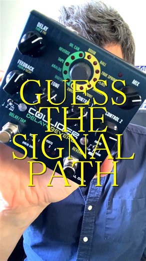 Can you Guess the Signal Path? Leave your answer in the Comments section. There are two clips. Tell us which Collider Delay Reverb clip runs from delay into reverb, and which runs reverb into delay. It’s tough to hear, but there are certain characteristics that give it away. There are no prizes involved, just bragging rights. 😎 However, we are giving away a Collider Delay Reverb - follow this link and learn how to enter: https://www.sourceaudio.net/giveaway-collider-delay-reverb.html. #delayped