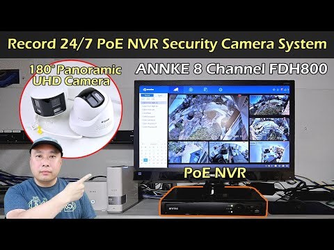 Best PoE Security Camera System | ANNKE FDH800 UHD Camera