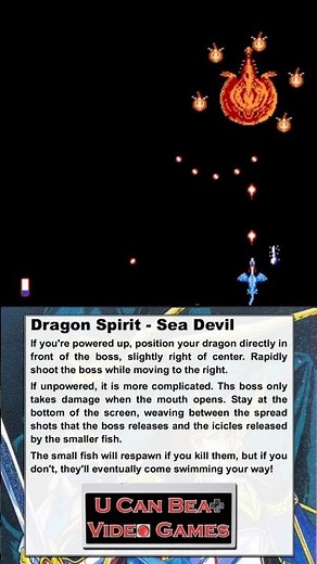 U Can Beat Video Games - Dragon Spirit - Sea Devil