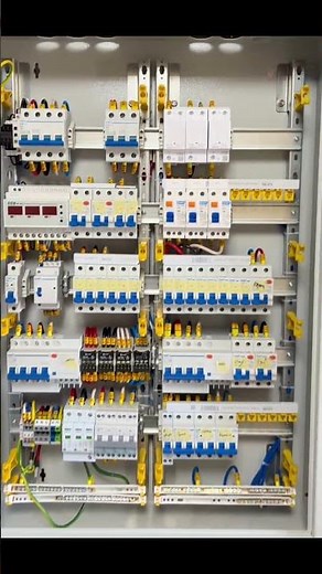 Assembling a Home Electrical Panel | Country House Consumer Unit Build #shorts #electrician