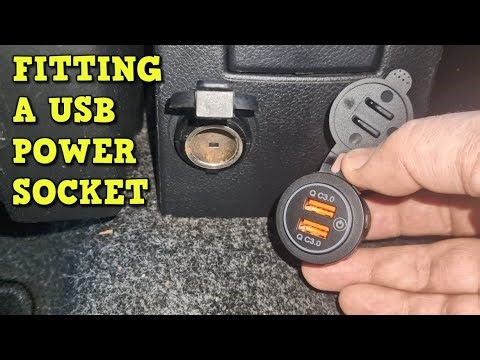 Upgrading Your Car's 12v Power Socket to a USB Adapter