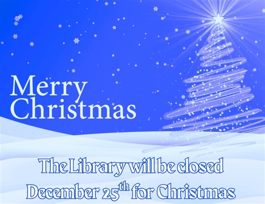 The Library will be closed today December 25th for Christmas. The Library will reopen Friday, December 26th at 10am. #PiquaLibrary #piquaohio #Christmas | Piqua Public Library