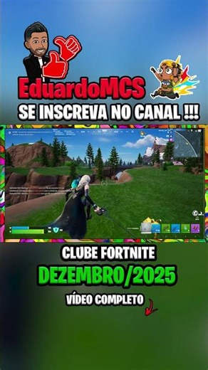 CLUBE FORTNITE 12/2025. #fortnite #clube #clubefortnite #Crew #2025 #december #Dezembro #Carletta