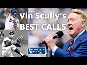 Hear Vin Scully's BEST CALLS! | Dodgers & MLB Tribute of his Top Career Game Call Highlights