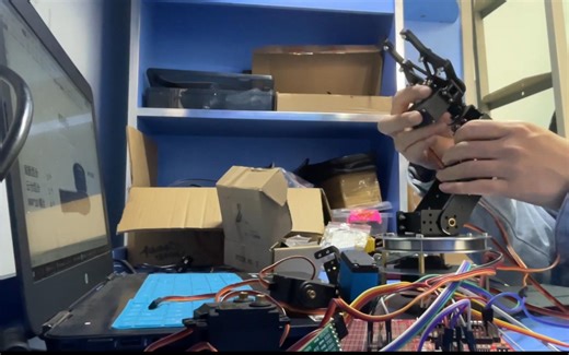 【制作流程加速纯享】远程可视自动搬运机器车-stm32-openmv-远程可视摄像头-机械臂-大疆M3508-麦克纳姆轮全向移动-远程可视控制-自动搬运