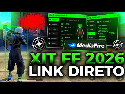 XIT FF 2026 ATUALIZADO 🚀 FFH4X ANDROID & IPHONE VIP | PAINEL GRÁTIS | REGEDIT MOBILE 📂 LINK DIRETO