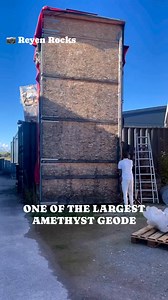 ONE OF THE LARGEST AMETHYST GEODE 📷 reyenrocks | Abysiniya group