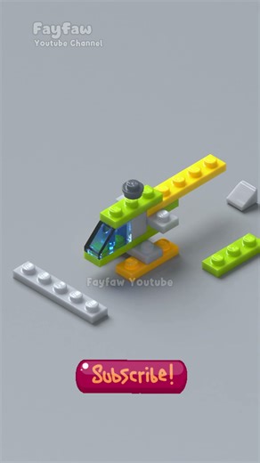 LEGO helicopter everyone can build #lego #helicopter #legocity #satisfying