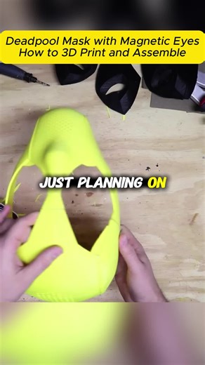 #Deadpool Mask with Magnetic Eyes, How to 3D Print and Assemble (4)