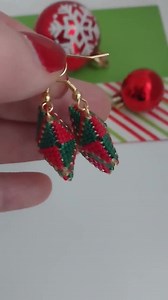 Christmas 3d Beaded Peyote Star Earrings / Seed Bead Holiday Jewelry/ US Duty Free - Etsy Canada