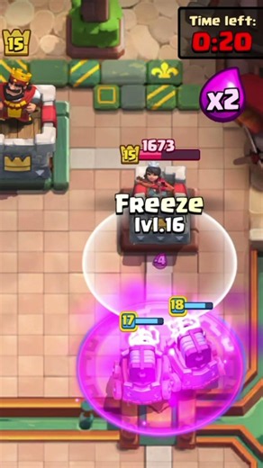 Why would he play 2 princes 😭💔✌️ #clashroyale
