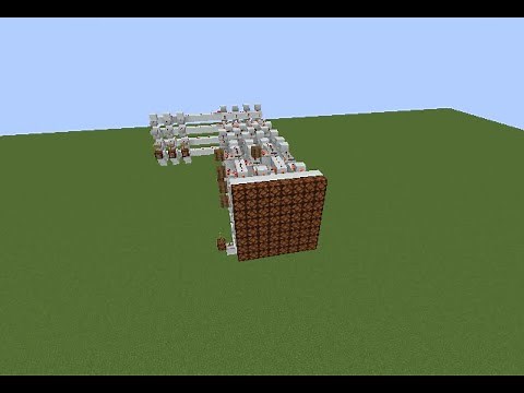 Minecraft Redstone 2x2 Pixel Display Tutorial