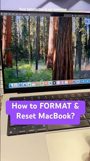 Easily FORMAT & Reset your MacBook. #diy #steps