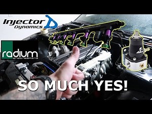 Injector Dynamics & Radium Engineering Fuel Rail UPGRADE + Aeromotive FPR