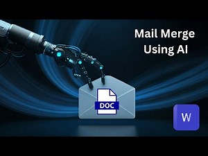 MAIL MERGE USING AI | How to Use AI for Mail Merge in Microsoft Word