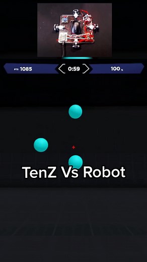 Tenz vs Robot Gridshot Challenge! | Aimlab Summer Of Gaming