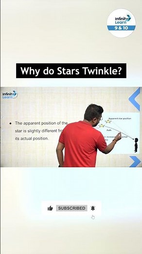 Why Do Stars Twinkle? || #Shorts || Ashutosh Mishra || Infinity Learn 9&10