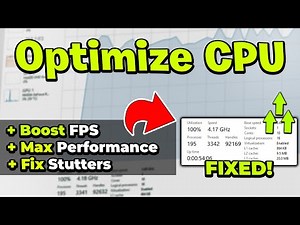 How to Optimize CPU & Fix CPU Bottleneck While Gaming! (Boost FPS & Fix Stutters)