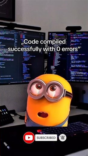 Pov:"Your code was compiled with no error " | Coding | Programming