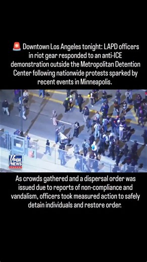 4.7K views · 46 reactions |  Downtown Los Angeles tonight: LAPD...