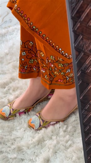 Threads Collective 🔹 on Instagram: "🧡✨Delicate handwork, premium feel — your perfect winter companion, 3 piece Pheran set.” 🧡✨ Available @the.threads.store 🧡 . . . . . . . . . . . . . . . . . . . . . . . . . . . . . . . . . . #reelsinstagram #viralreels #instagram"