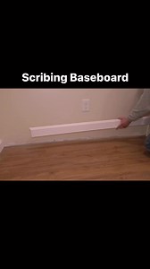 20K views · 789 reactions | Scribing baseboard. #diy #construction #trim #finishcarpentry #carpentry #scribing #oldhouses #youtube #youtuber #thefixer | The Fixer | Facebook