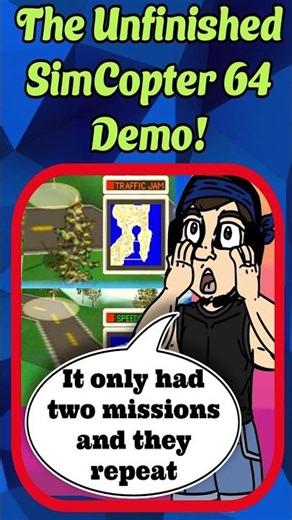 The Lost SimCopter 64 Demo Only Had Two Missions #nintendo64 #e3 #retrogaming #shorts