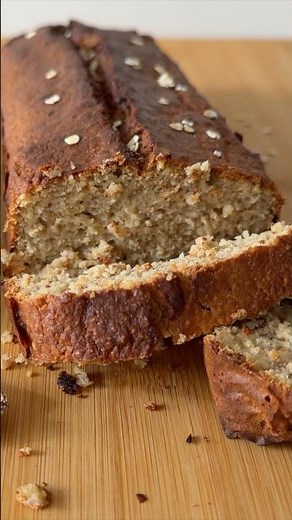 Trop de bananes mûres? Fais ce gâteau à la banane et avoine 🌾 #bananabread
