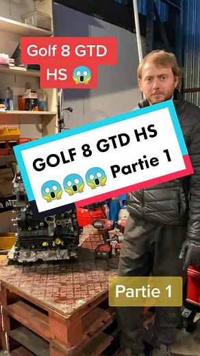 238 kms HS 😱 #VW #VOLKSWAGEN #HS #PANNE #PROBLEME #RAPPEL #GTD #GOLF8 #GOLF #MECANIQUE #GARAGE #TDI #MOTEUR #CASSE