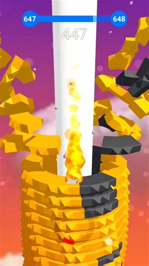 Prince Gamer A-Z on Instagram: "Stack ball game ⚽ Level 647 #stackball #stackballgame #gaming #virel #explorepage✨"