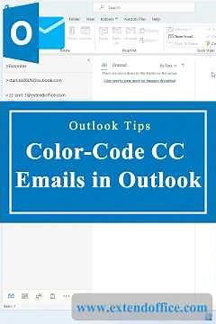 Outlook Tips: Color-Code CC Emails with Conditional Formatting