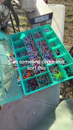 Help #fyp #kandi ? #bracelets #sorting #asmr ?