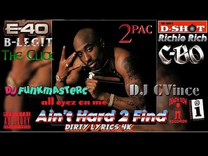 2Pac - Aint Hard 2 Find (Piano Instrumental)(OG Vibe Remix)(Lyrics)[FMC MiX][High Definition] 2K