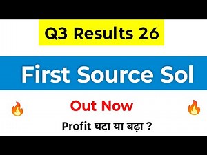 Firstsource Solutions Q3 Results | Firstsource Solutions Ltd Latest News | First source Solutions