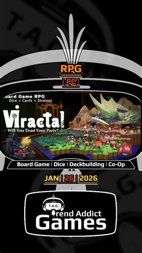 • Viractal: Will You Trust Your Party? • RPG | Board Game | Dice | Deckbuilding | Co-Op / PC