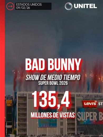 Impactante presentación de Bad Bunny en Super Bowl 2026