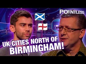 Which UK Cities Can You Name Which Are North Of Birmingham? | Pointless