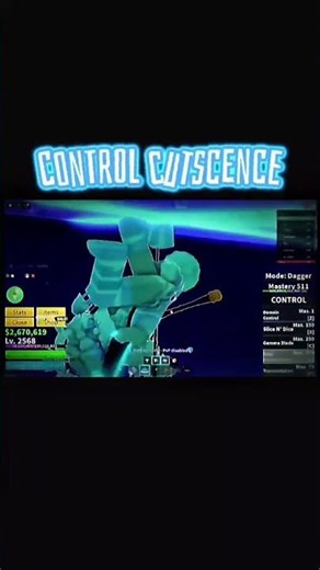 control cutscene #roblox #games #shorts #bloxfruits