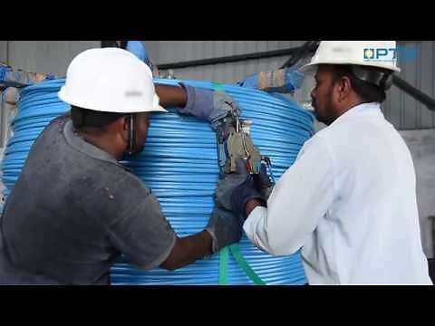 PTSI's Unbonded post tensioned cable extrusion facility