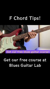 F chord tips: Importance of the index finger #guitarlessons #Fchord #barchord Hey Blues Guitar Lab Fam! 🎸 Strap in because today's short video is all about mastering the mighty F chord! 🚀 It's a tricky one, but the way you use your index finger is KEY! 🗝️ So, are you ready to dive in and make some sweet, sweet music? 🎶 Let's get those fingers strumming and the bluesy tunes flowing! 🔥 Can't wait to see you all jamming out! Keep on rocking! 🌟 Catch you in the comments! 🤘 Keep the blues aliv