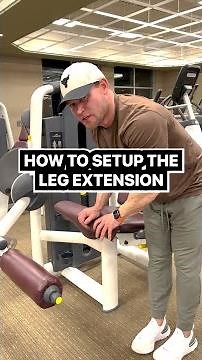 How to Setup the Leg Extension Machine