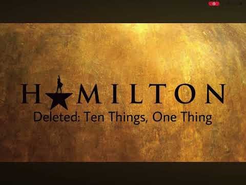 Ten Things, One Thing Hamilton. Real Angelica Schuyler