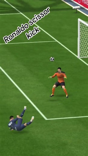 Ronaldo Rainbow flick scissor kick #football #footballshorts #footballskills