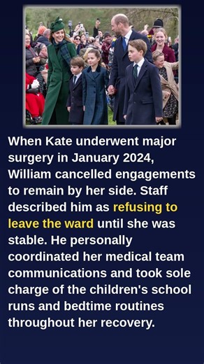 William held Kates hand through every hospital visit during her illness