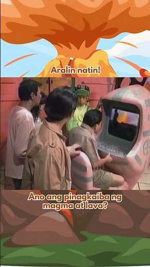 Magma vs Lava #Volcano #sciencelessons #sciencefacts #sineskwela #knowledgechannel #shorts