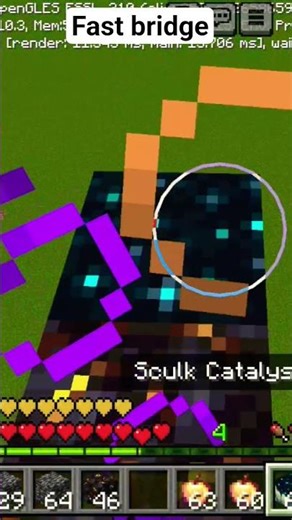 fast bridge in minecraft #sonic