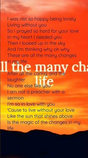 Changes In My Life (Mark Sherman) ‪@lyricsstreet5409‬