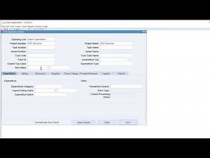 PA Expenditures Oracle ERP | Oracle ERP Project Costing | Oracle Projects | TutorAlly