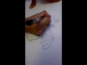 How to draw a Minecraft Ender Dragon
